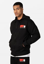 Classic Oversized Zipped Hoodie - Black - 2XL