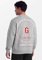 Leeds Oversized Sweater - Light Gray Melange - 2XL