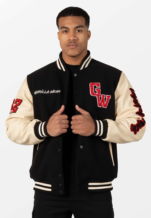 Saint Louis Varsity Jacket - Black - S