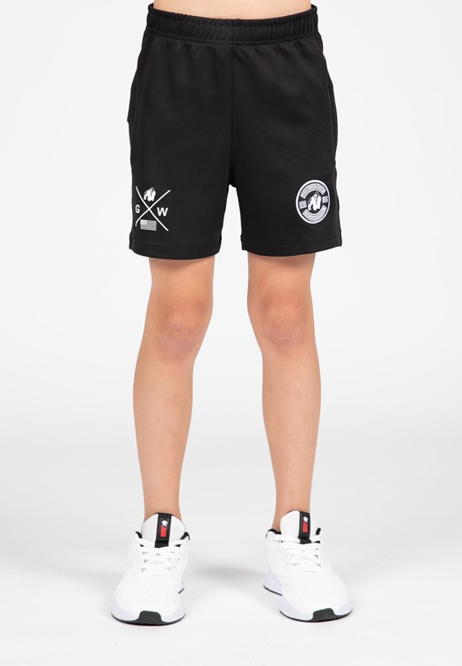 Vernon Kids Track Shorts - Black - 164