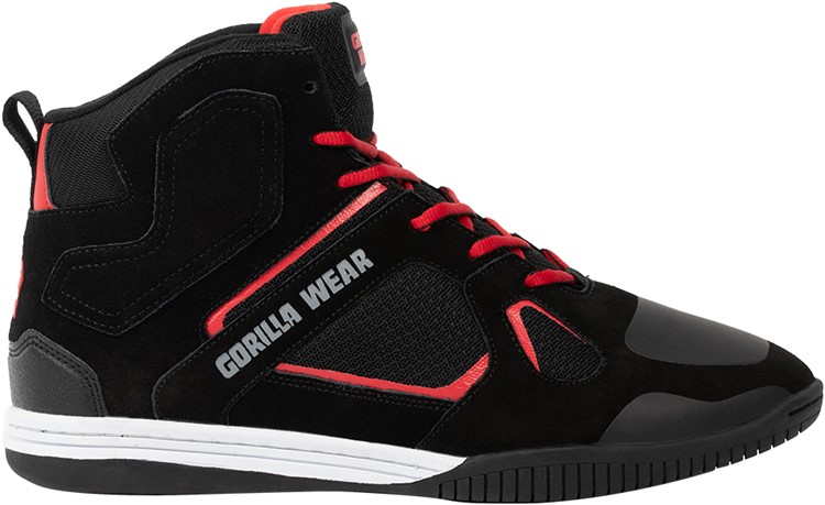 Troy High Tops - Black/Red - EU 38