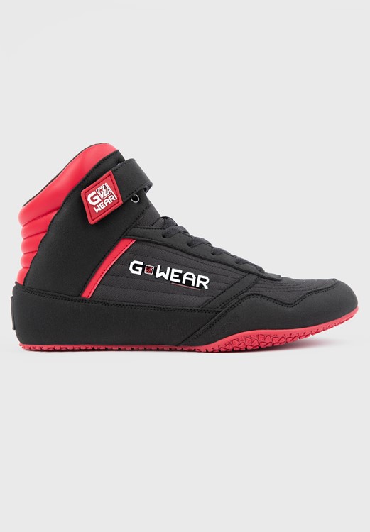 Gwear Classic High Tops - Black/Red - EU 45 
