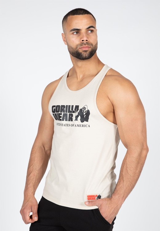 Classic Tank Top - Beige - 2XL