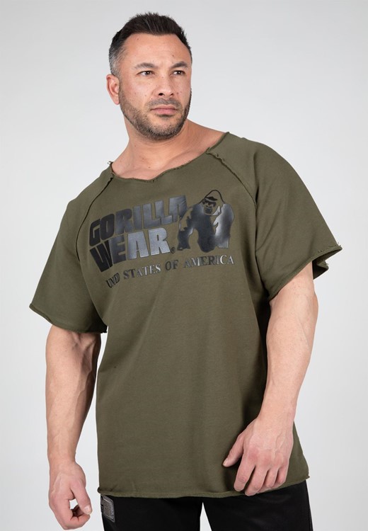 Classic Workout Top - Army Green - S/M
