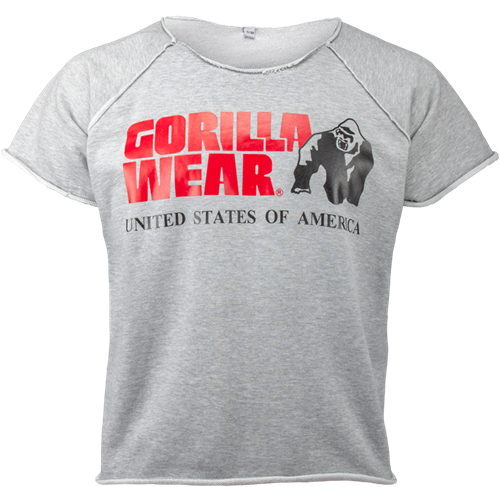 Classic Workout Top Gray S M Gorilla Wear