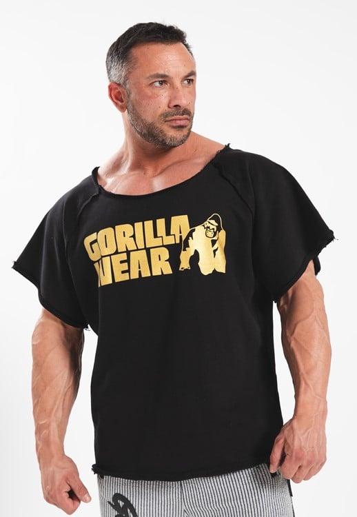 Classic Workout Top - Black/Gold - S/M