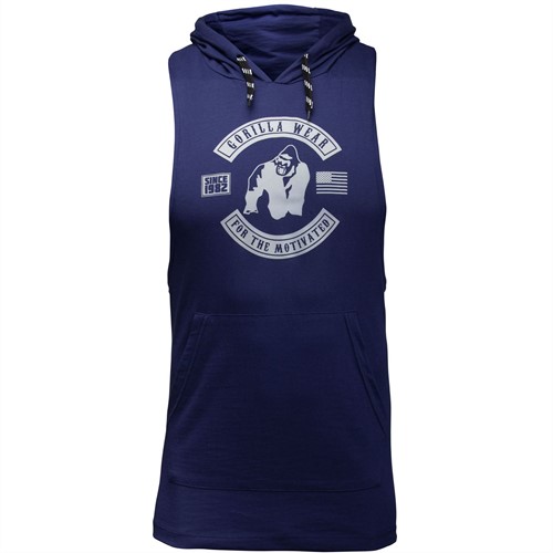 Lawrence Hooded Tank Top - Navy