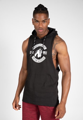 Lawrence Hooded Tank Top - Black - 2XL