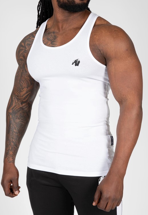 Adams Stretch Tank Top - White - 3XL
