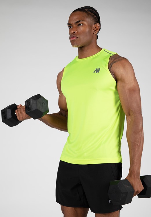 Washington Tank Top - Neon Yellow - S