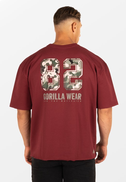 Callaway Oversized T-Shirt Burgundy