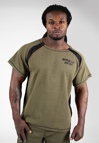 Augustine Old School Workout Top - Army Green - L/XL