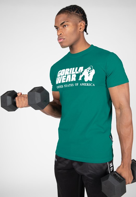 Classic T-Shirt - Teal Green - S