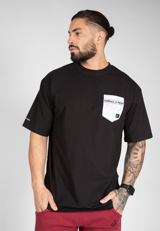 Dover Oversized T-Shirt - Black - S