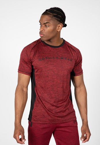 Fremont T-Shirt - Burgundy Red/Black - L