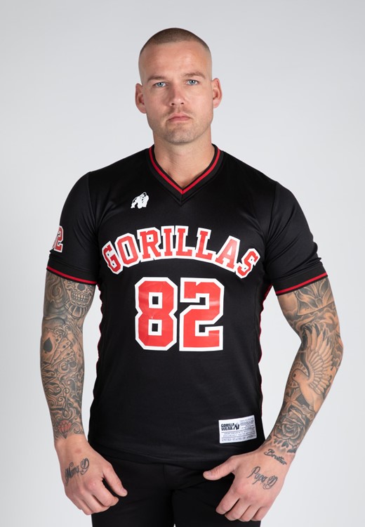 San Mateo T-Shirt - Black/Red - 2XL