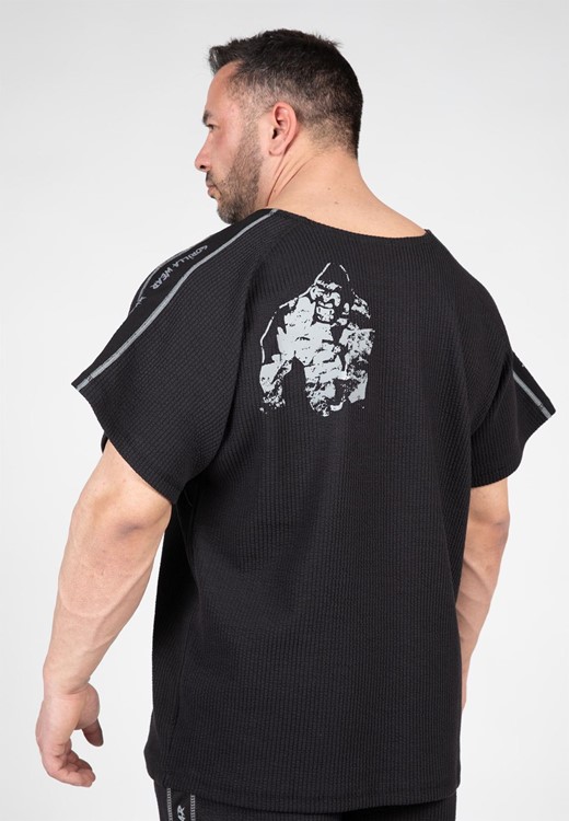 Buffalo Old School Workout Top - Black/Gray - S/M