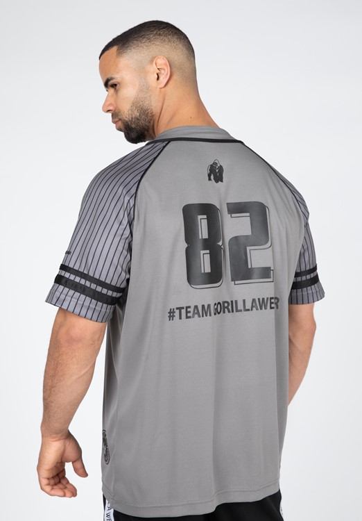 82 Baseball Jersey - Gray - XL