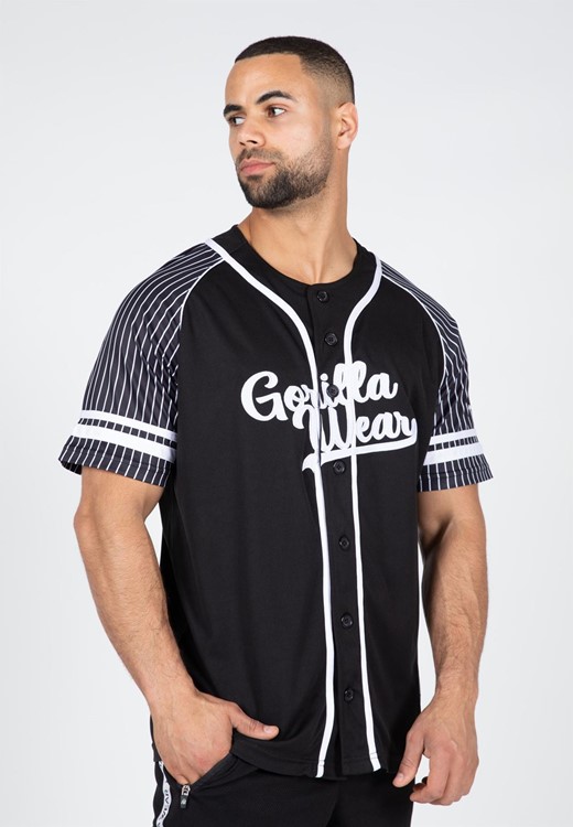 82 Baseball Jersey - Black - S