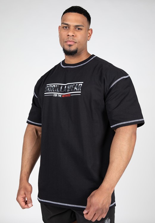 Saginaw Oversized T-Shirt Black