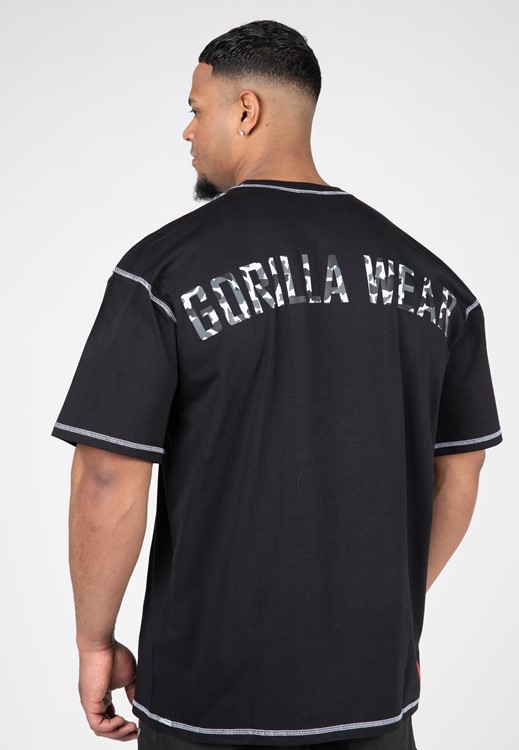 Saginaw Oversized T-Shirt - Black - S