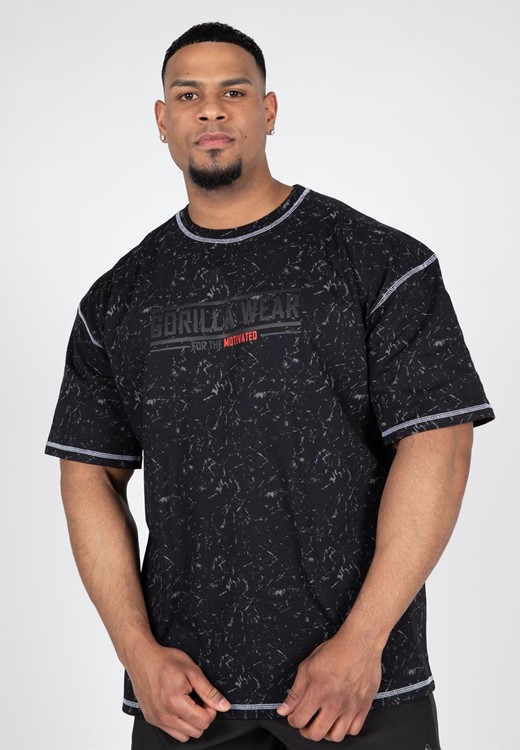 Saginaw Oversized T-Shirt - Washed Black - S
