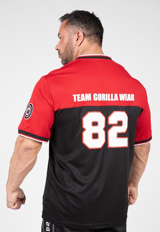 Trenton Football Jersey - Black/Red - 4XL
