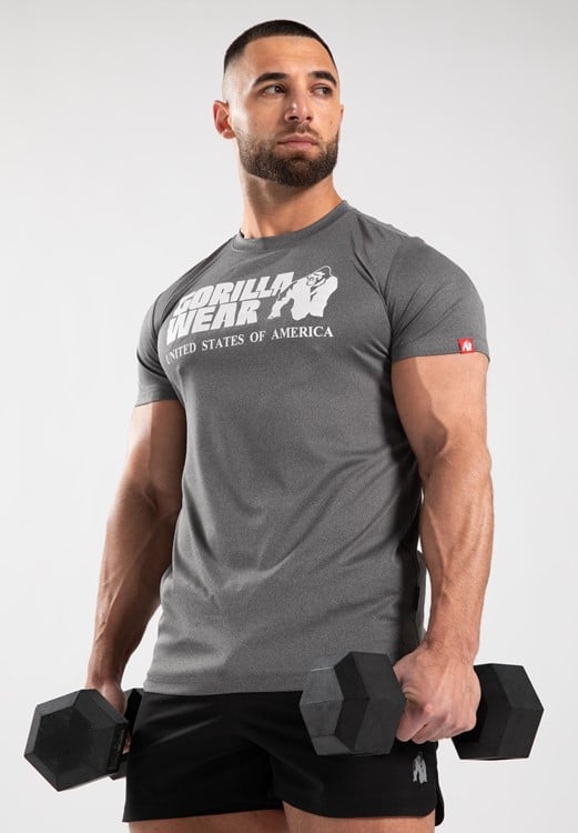 Classic Training T-Shirt - Gray Melange - S