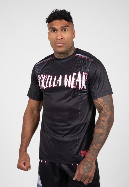 Clayton T-Shirt - Black/Red - S