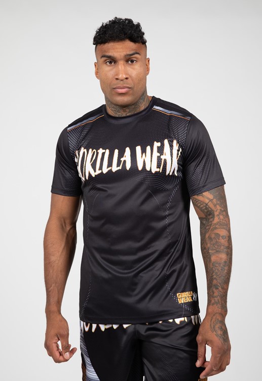 Clayton T-Shirt - Black/Gold - 2XL