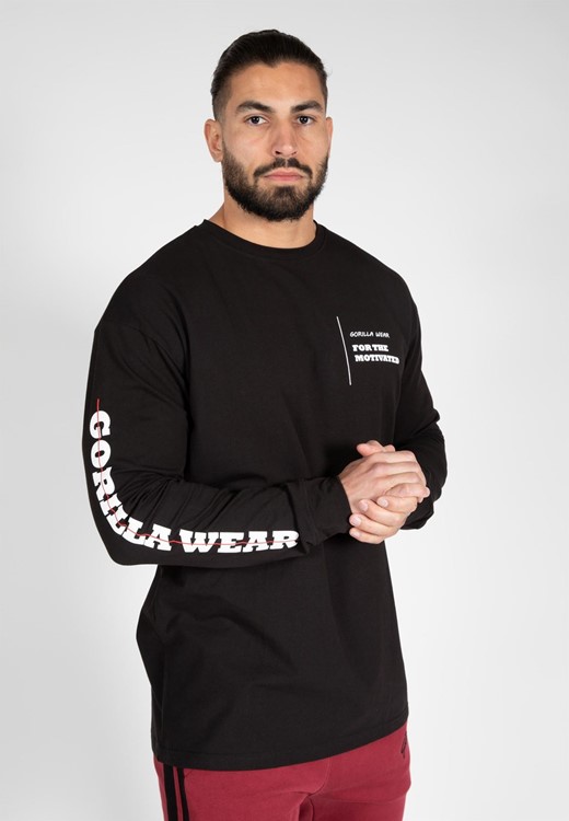 Boise Oversized Long Sleeve - Black - XL