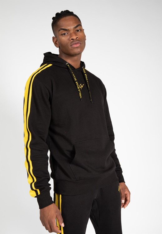 Banks Oversized Hoodie - Black/Yellow - 2XL