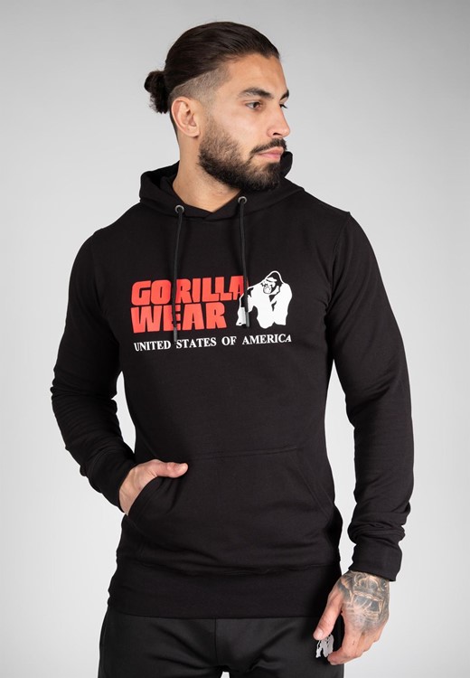 Classic Hoodie - Black - 4XL