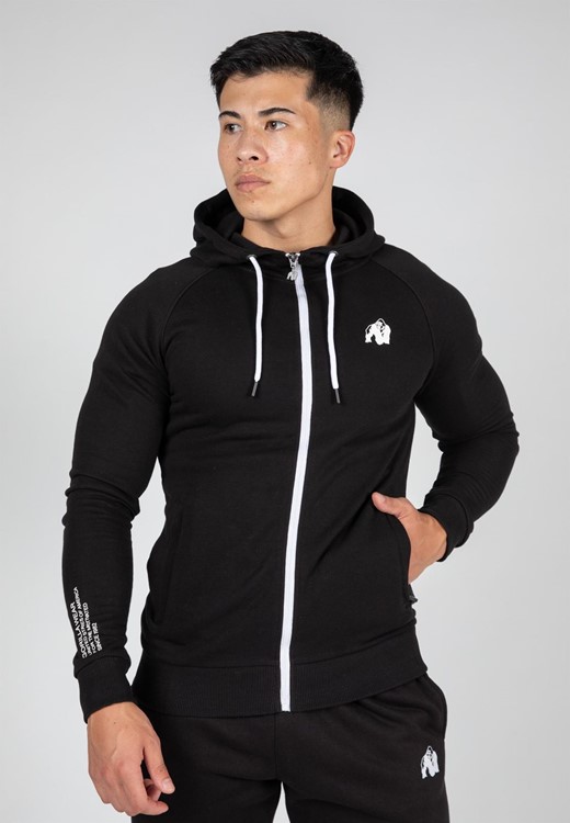 Payette Zipped Hoodie - Black - S