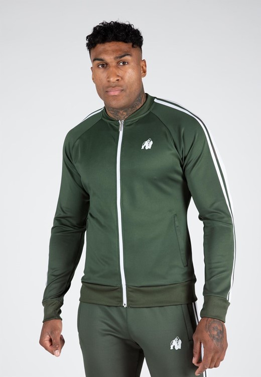 Riverside Track Jacket - Green - S