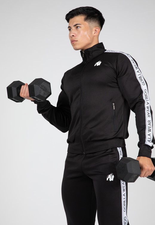 Delaware Track Jacket - Black - S