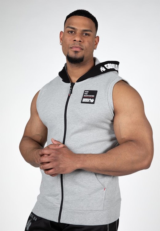 Milwaukee S/L Zipped Hoodie - Gray Melange - S