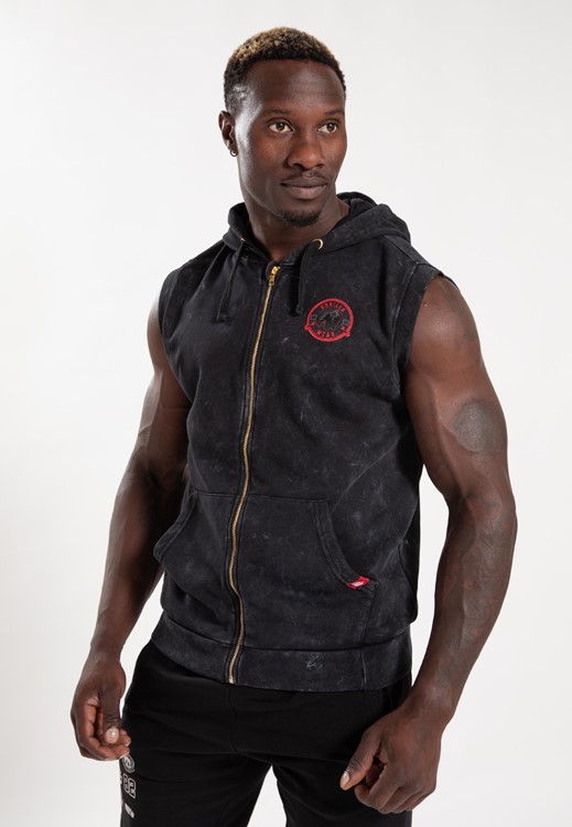 Silverdale Sleeveless Hoodie - Black - S
