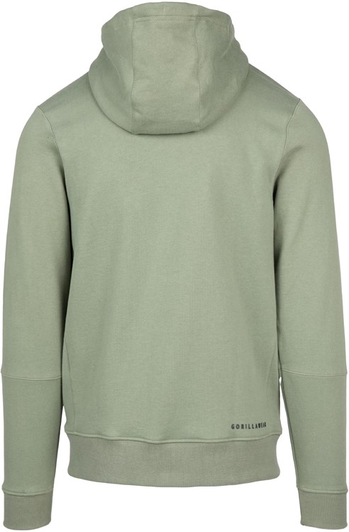 Leon Zipped Hoodie Green