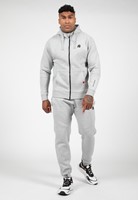 Leon Zipped Hoodie Gray