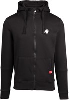 Leon Zipped Hoodie Black