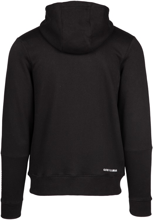 Leon Zipped Hoodie Black