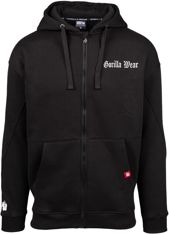 Utah Zipped Hoodie Black