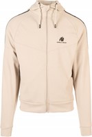 Harvey Hooded Track Jacket - Beige