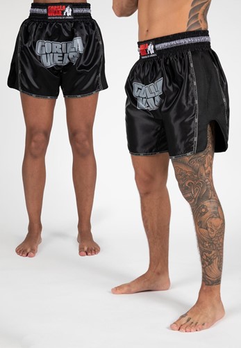 Piru Muay Thai Shorts - Black - XL