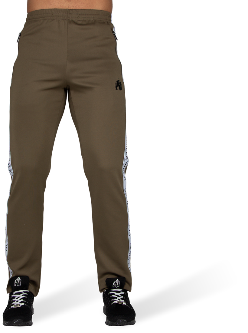 olive track pants