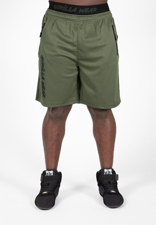 Mercury Mesh Shorts - Army Green/Black - 2XL/3XL