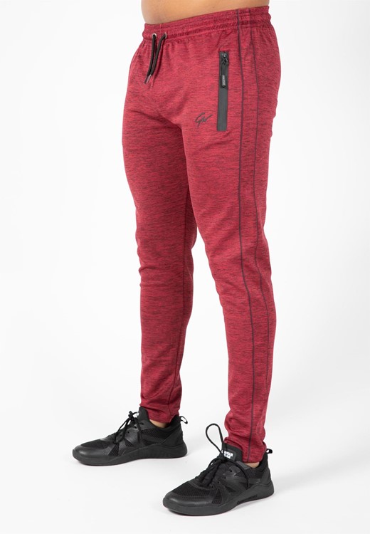Wenden Track Pants - Burgundy Red - 3XL