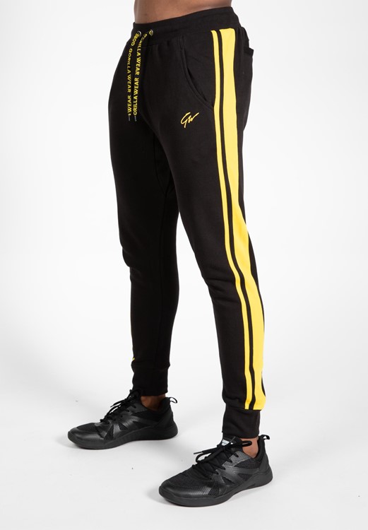 Banks Sweatpants - Black/Yellow - S