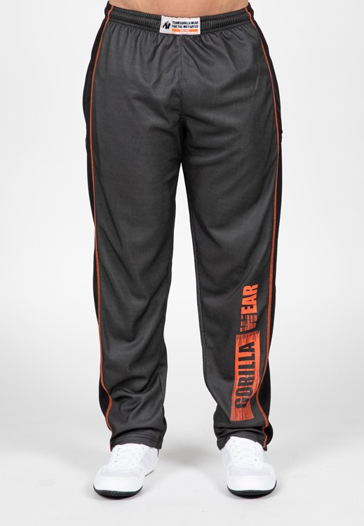 Wallace Mesh Pants - Gray/Orange - S/M